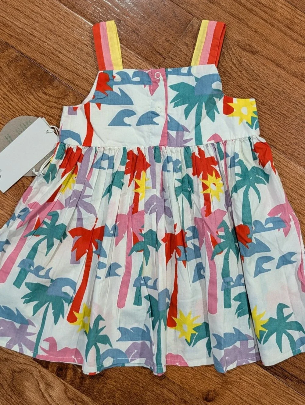 NWT Stella McCartney Kids Palm Tree Dress - 6 Months